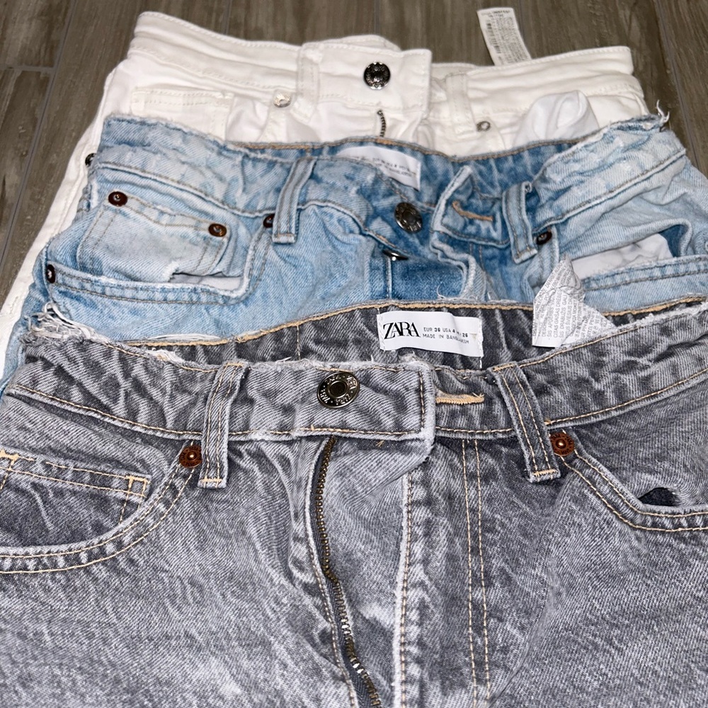 Collection: Zara Jeans in 3 Different colors